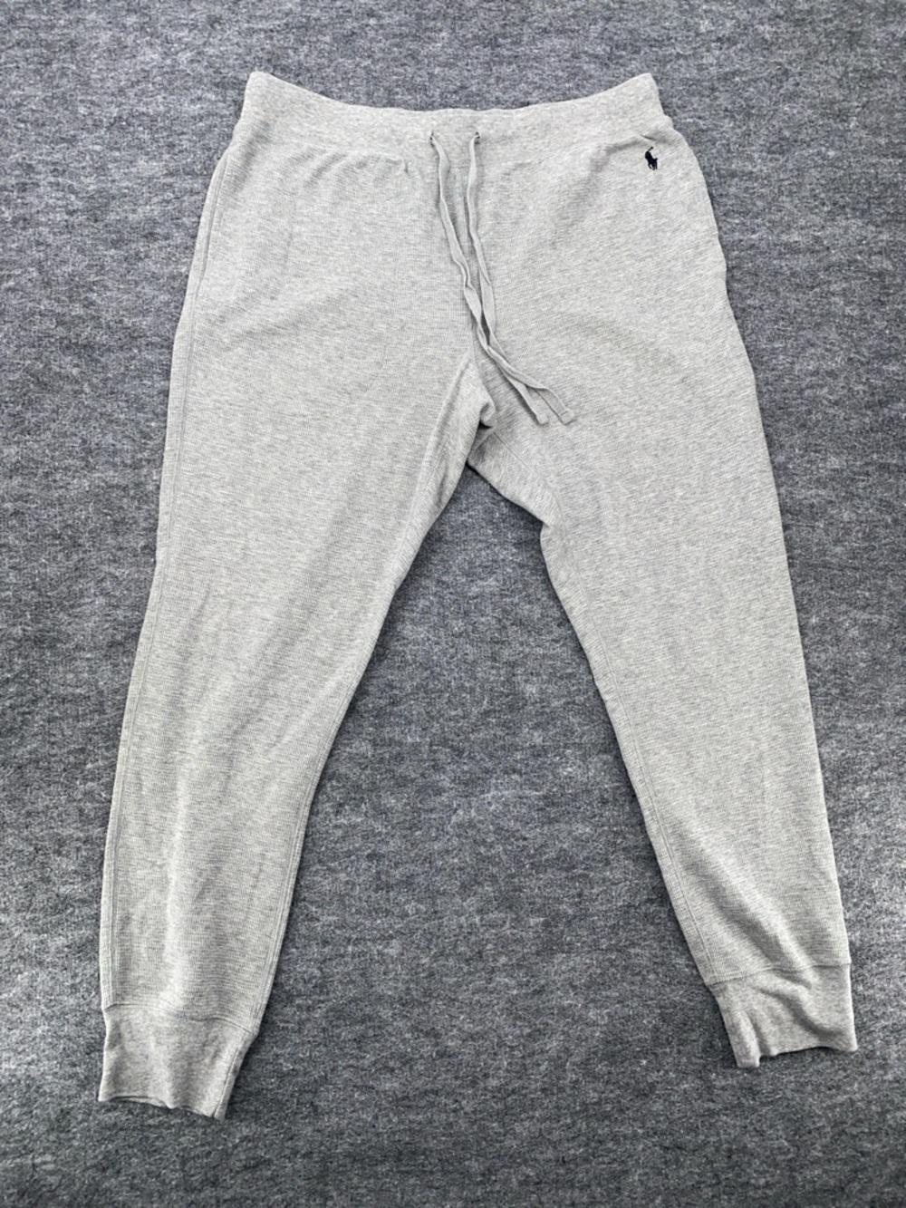 Polo Ralph Lauren Men's Waffle Knit Sleep Jogger Pants - Gray XL - Picture 2 of 11